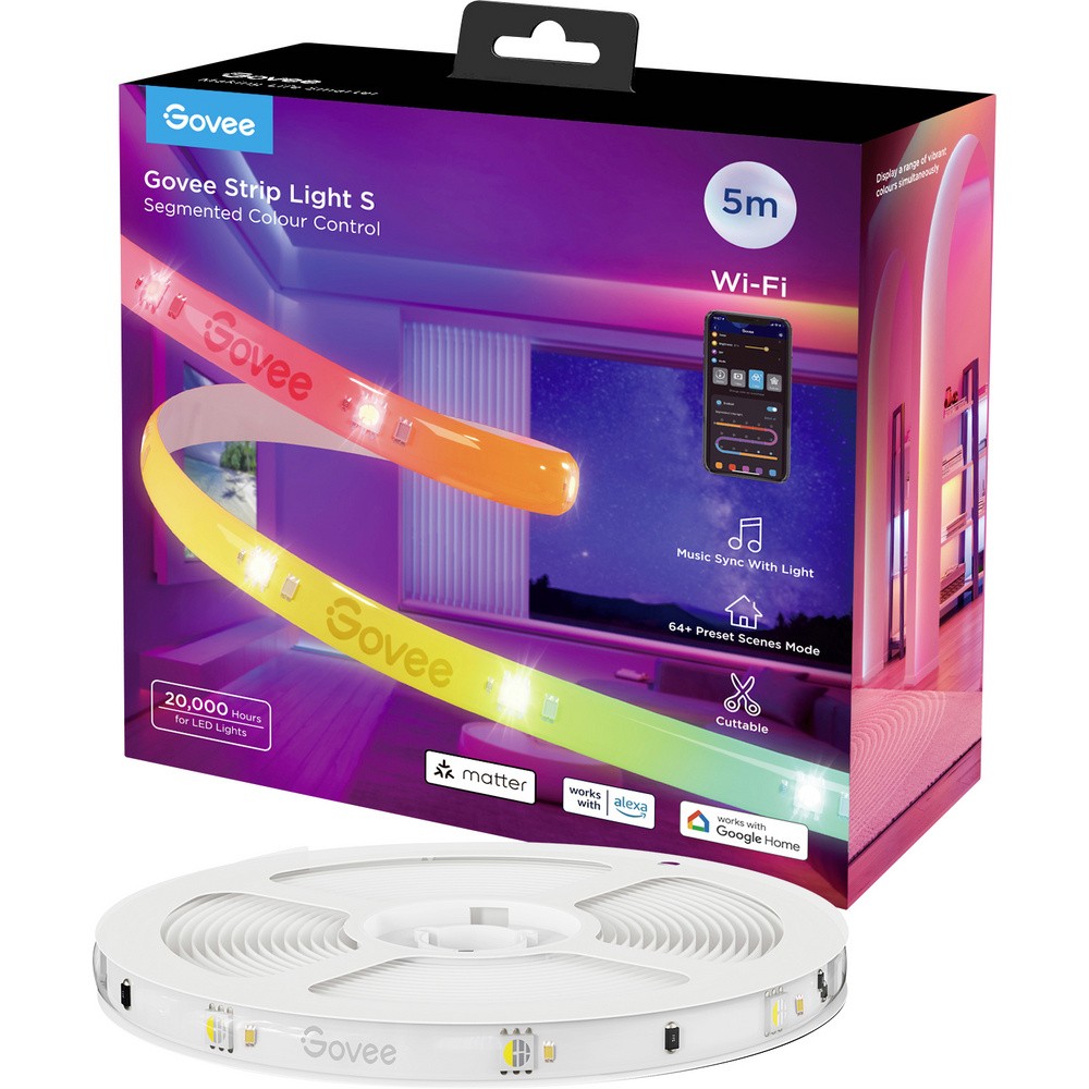 Светодиодные ленты Govee Matter ready 5-метровые H612ACD1 LED-Streifen-Basisset 9090₽
