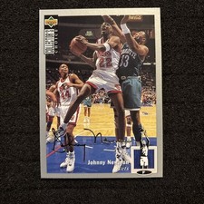 1994-95 Upper Deck Collector's Choice - Johnny Newman #126 Silver Foil Signature