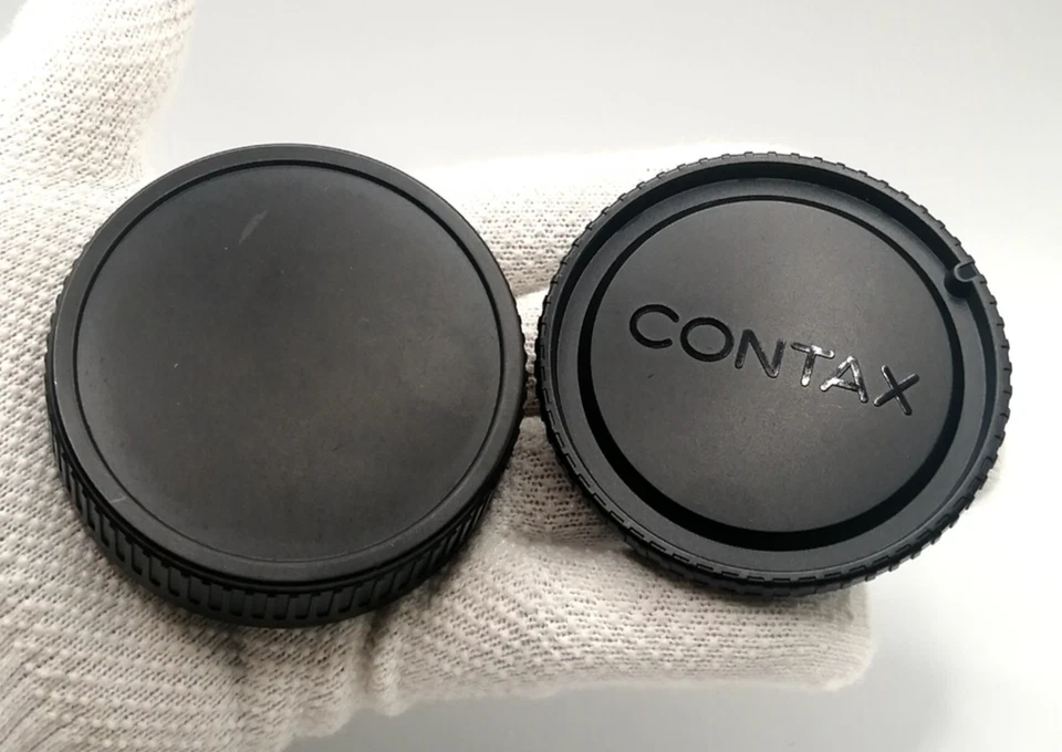 SSR🎦👀✨MINT✨ Contax N Body Cap NK-B & Rear Lens Cap NK-R for N1 NX From JAPAN - Image 2 of 4