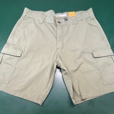 Carhartt Men's Cargo Shorts Size 34x9 Relaxed Fit green
