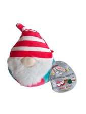 NWT Squishmallow Christmas Holiday Winter 2020 Norma Gnome 4.5" Mini Plush