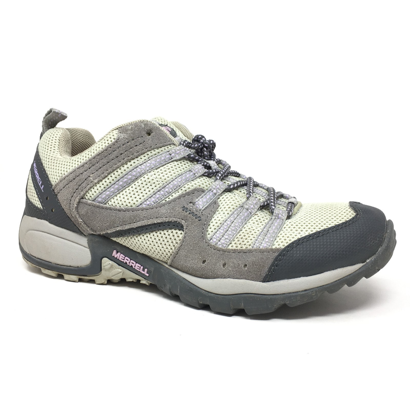 Merrell Tuscora scarponi da trekking sneakers scarpe donna taglia 8 grigio viola outdoor