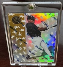 1997 Albert Belle Pinnacle Certified Mirror Gold Wcoating 17 White Sox 342