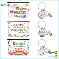 Abschiedsgeschenk Erzieherin SchlüSselanhäNger Kosmetiktasche DankeschöN