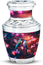 Hummingbird Petite Urn for Adult Ashes - 3 Inch Memorial Tribute