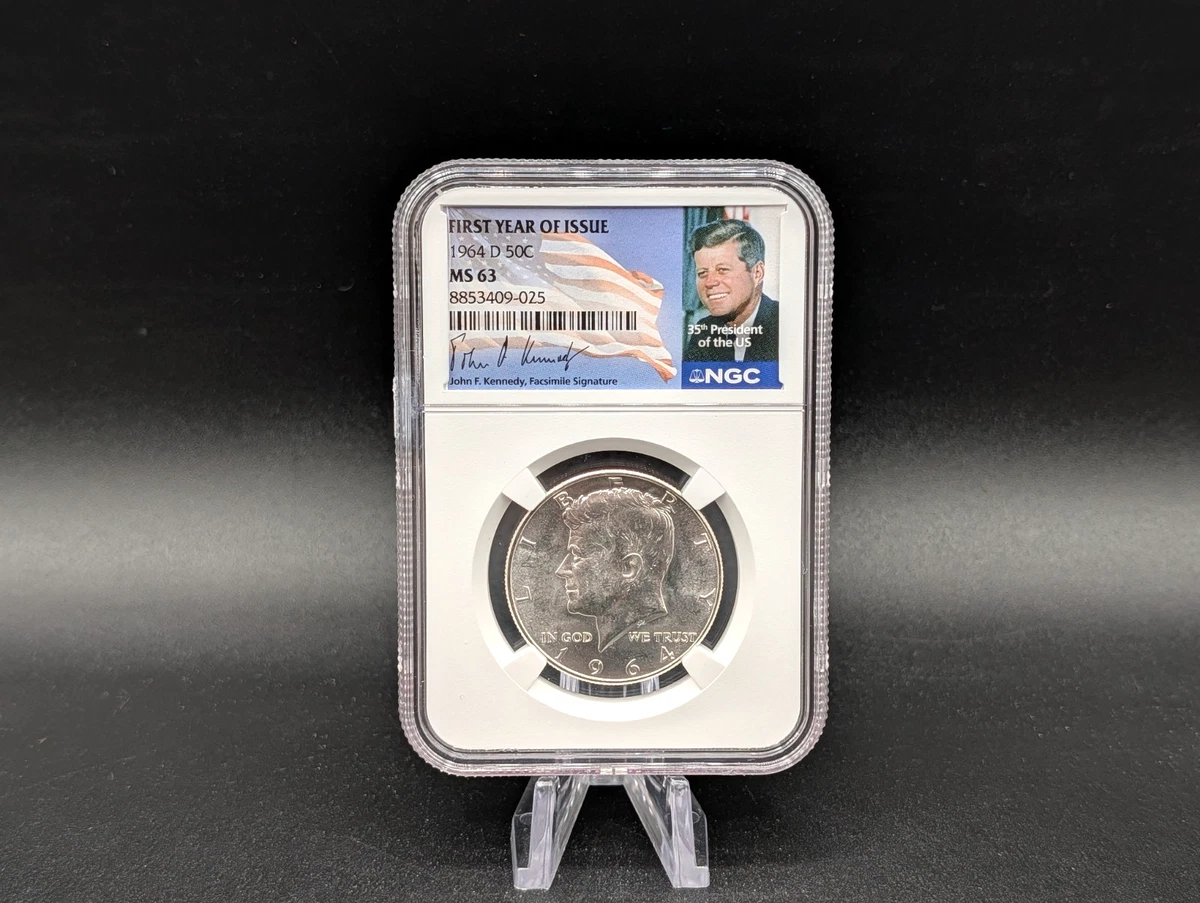 Uncirculated US Kennedy Half Dollars 1964 Just Listed 2026