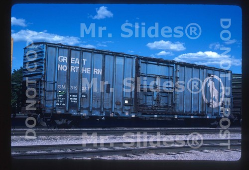 Original Slide Freight GN Great Northern 50'Box 319331 Misoula MT 1988