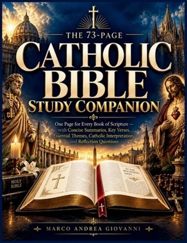 The 73-Page Catholic Bible Study Companion: One Page for Every Book of Scripture