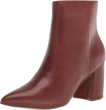 Steve Madden Women's NADALIE Fashion Boot, Cognac Leather - US 7