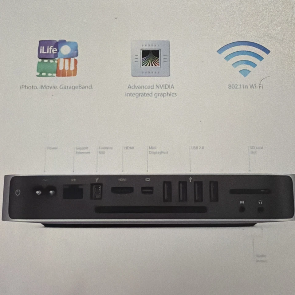 Apple Mac Mini A1347 Desktop - MC270LL/A (June, 2010) - Image 3 of 4