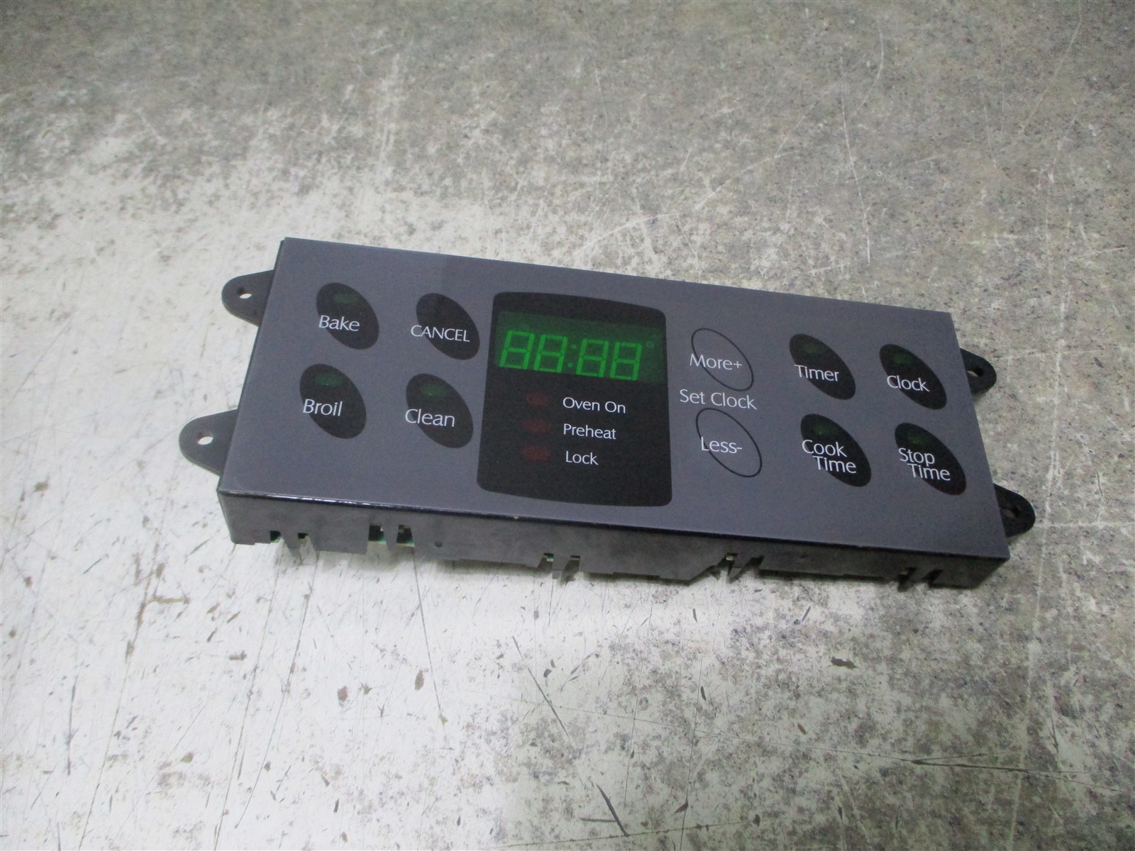 Maytag Range Control Board Cracked Holes/Scratches/Stain # 12001628 8507P073-60
