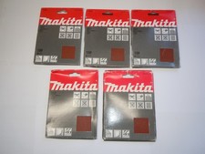 Image of 5x Makita 114x140mm Sanding sheet packs x10 sheets ea. 1x120g, 3x150g, 1x240g