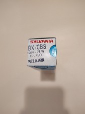 CBX-CBS Projection Bulb 120V 75W Specialty Lamp - SYLVANIA - NOS