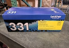Brother TN331Y Standard Yield Yellow Toner Cartridge Sealed Box Printer Ink