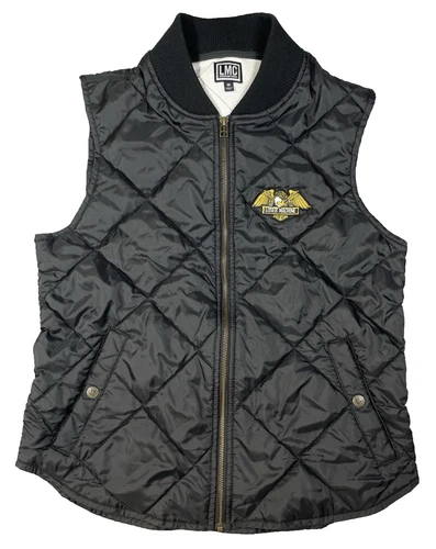 Loser Machine LMC Condor Insulated Puff Quilted Jacket Vest Black Men’s Medium - product listing photo