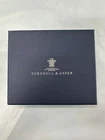 Turnbull & Asser Men's Havana/Midnight Blue Billfold Wallet WL0300 $405 NEW