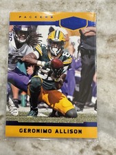 2018 Panini Plates and Patches Blue #71 Geronimo Allison /50