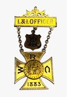 New ListingWRC Officer Badge 1883 Womens Relief Corps GAR Civil War Auxiliary