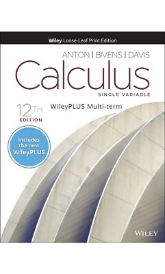 Calculus: Single Variable, 12e WileyPLUS Card and Loose-leaf Set Multi-Term