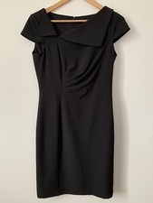 Tahari Arthur Levine Sheath Dress 6 LBD Black Chic Classic Date Night Event