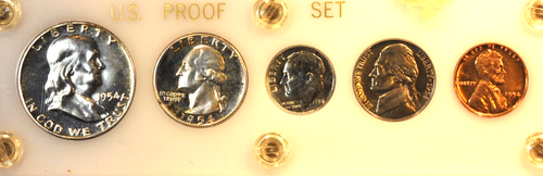 1954 PROOF SET CAPITOL TYPE HOLDER - 第 1/2 張圖片