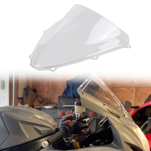 Motorrad Windschutzscheibe Windschild Klar Für Suzuki GSXR600 K6 K7 2006-2007 - Picture 4 of 15