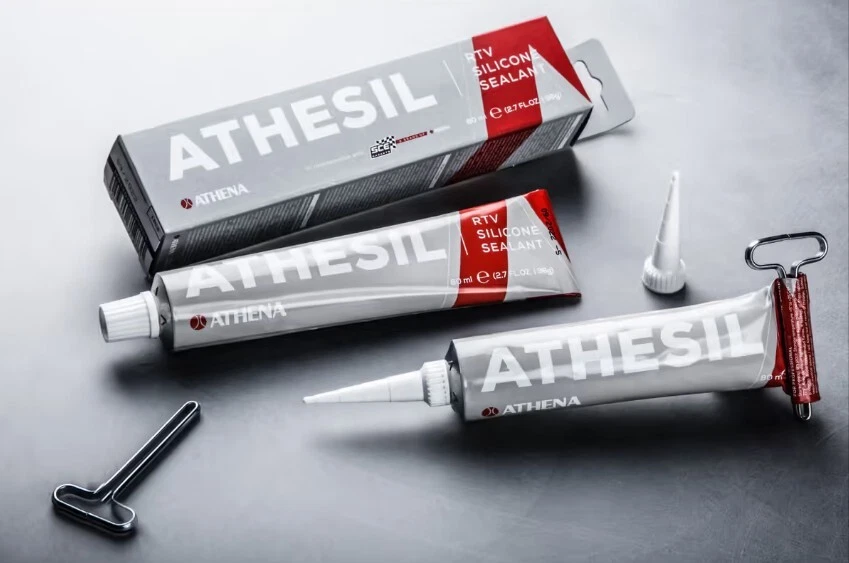 ATHESIL ATHENA MASTICE PASTA SIGILLANTE GRIGIA GUARNIZIONI MOTORE CARTER 80 ml - Immagine 4 di 4