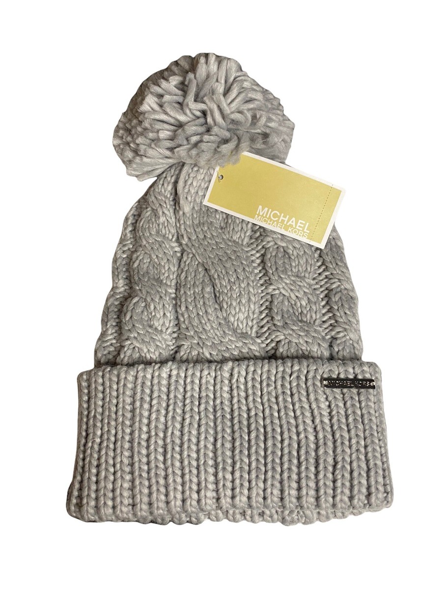 NWT $48 Michael kors Cable Knit Beanie Women display picture 1