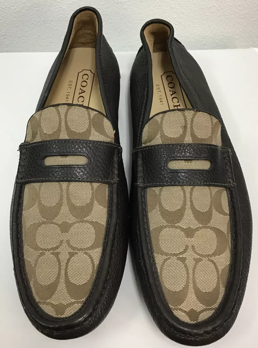 Coach mens store shoes loafers