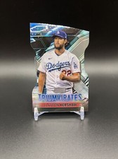 2023 Topps Stadium Club Baseball Clayton Kershaw Triumvirates Die Cut Insert