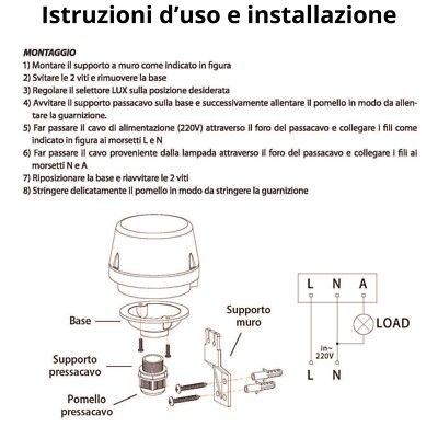 I 10 Migliori Interruttore Crepuscolare Da Esterno 220v - Natale - Foto 2