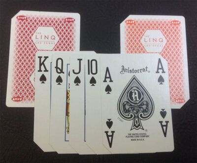 CASINO PLAYING CARDS - THE LINQ HOTEL LAS VEGAS NV 2 USED