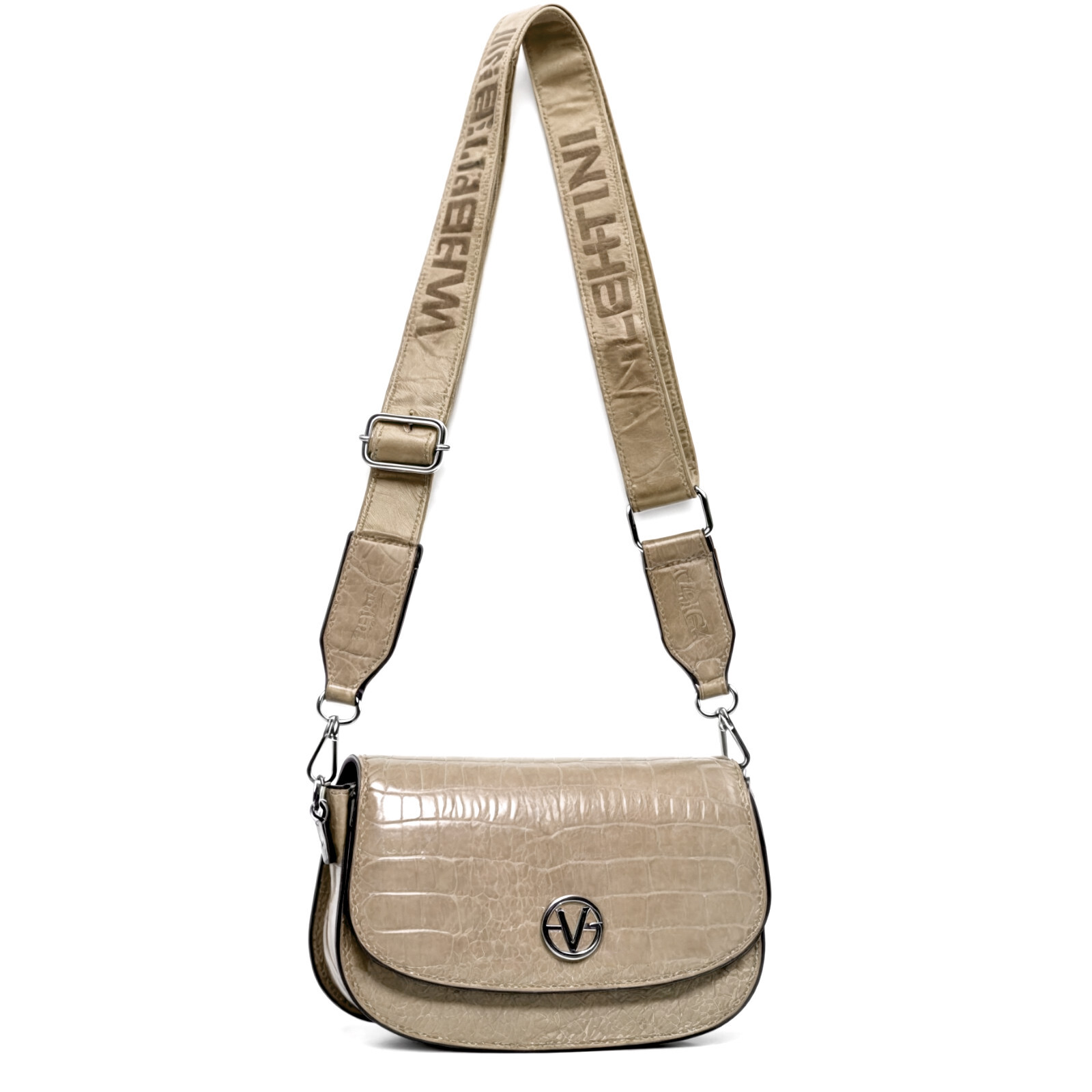 Bolsa Firmada VALENTINI Bolso Pequeña Dura Nueva Bandolera Pitón Elegante