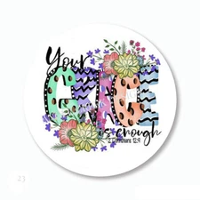 Your Grace is Enough Religious Labels Favors Scrapbook Stickers Envelope Seals