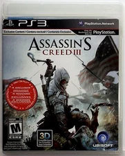 Assassin's Creed III - Sony Playstation 3 PS3 Tested Authentic 1Y Guarantee