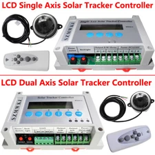 Electronic Single/Dual Axis Solar LCD Tracker Controller Auto Tracking System CL
