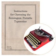 Remington No.3 Portable Typewriter Instruction Manual User Repro Antique Vtg thumbnail