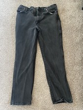 Vintage 90  s Wrangler Jeans Black 36x32 Made in USA
