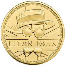 1 oz £100 Great Britain Gold Coin Music Legends - Elton John 2021 BU 3364.38 per troy oz