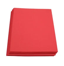 Craft Foam Sheets--9 x 12 Inches - Red - 10 Sheets-2 MM Thick