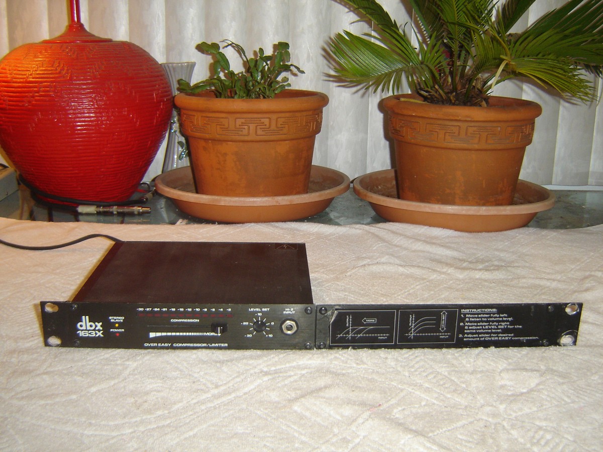 DTM・DAW Dbx163x Compressor Limiter dbx 163X Over Easy Compressor / Limiter [VINTAGE] - Perfect