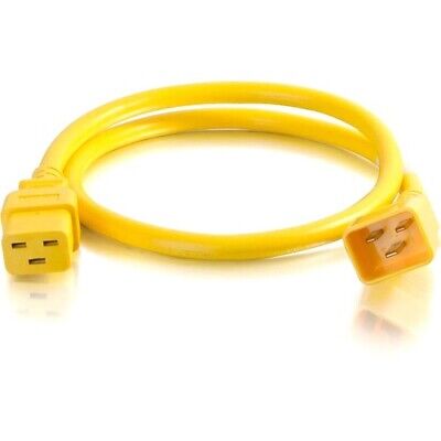 C2G 17748 C19-C20 Power Extension 12awg 8ft Yellow 