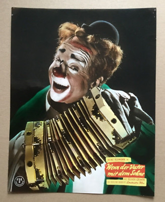 Wenn der Vater mit dem Sohne (Kinoaushangfoto '55) - Heinz Rühmann / Clown