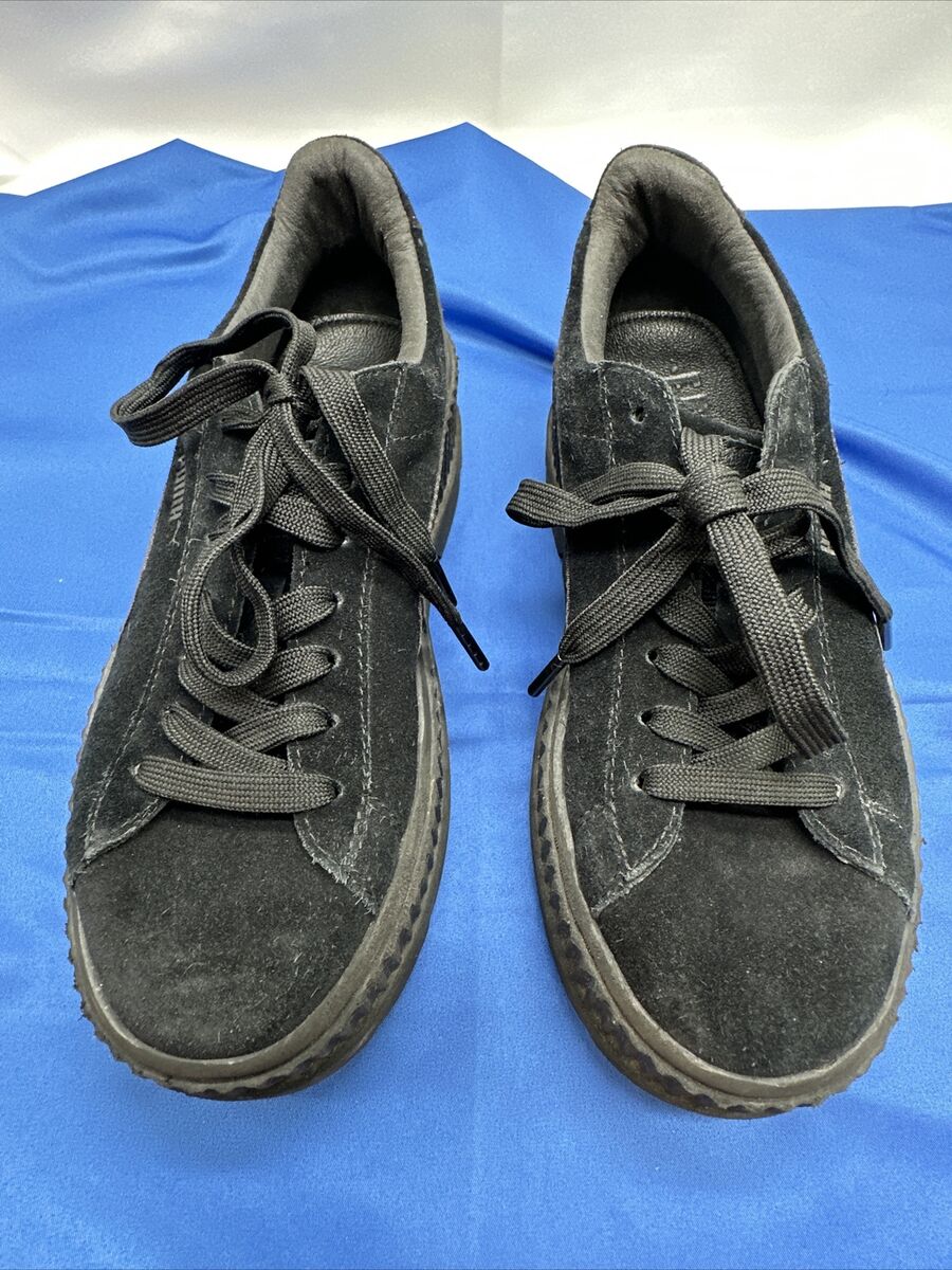 Puma Fenty Rihanna Womens 8 Black Suede Cleated Creeper Puma Fenty Rihanna Womens 8 Black Suede Cleated Creeper