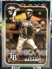 Osleivis Basabe Tampa Bay Rays 2024 Topps Chrome Rookie Sepia Refractor