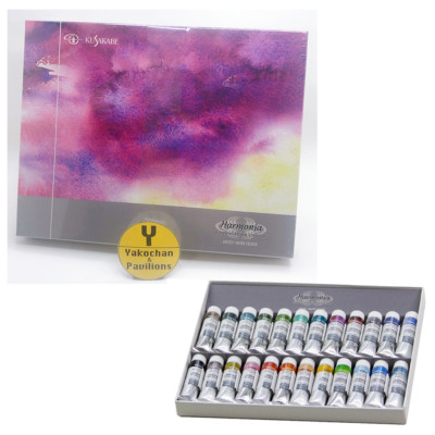 Kusakabe Harmonia Transparent Watercolor 24 Colors 10ml size Granulation color