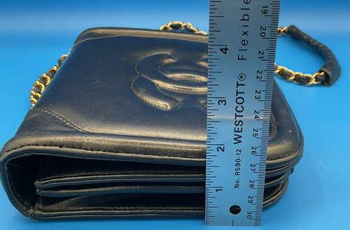 CHANEL Classic Lambskin Chain Shoulder Bag Fringe AUTHENTIC VINTAGE Free Ship! - Picture 20 of 20