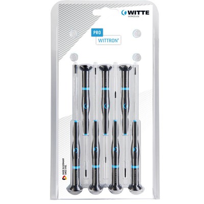 Witte 9T 89342 7 Piece Wittron Slotted and Phillips Screwdriver Set