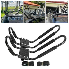 Kayak Roof Rack Canoe Luggage Carrier Top J-Bar Mounts For SUV Truck Car Rooftop
