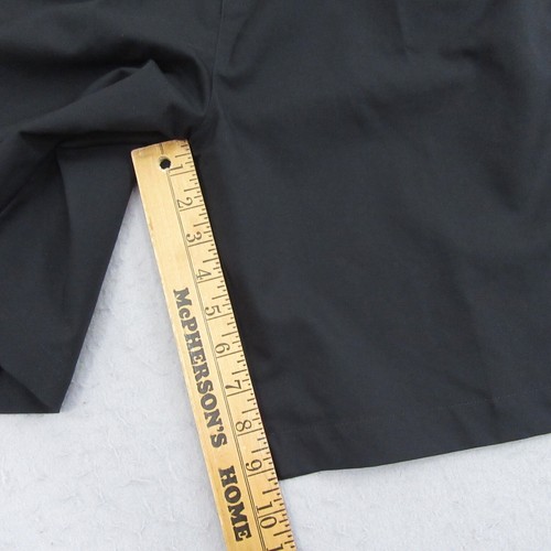 Adidas Mens Golf Shorts 38 x 9 Black Athletic Performance Pocket Pleated - Picture 9 of 10